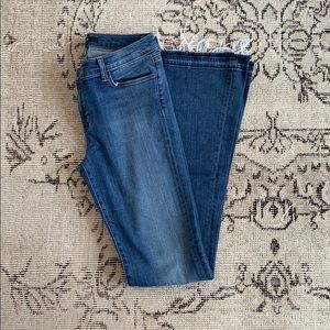 J Brand Flare Jean with Raw Hem